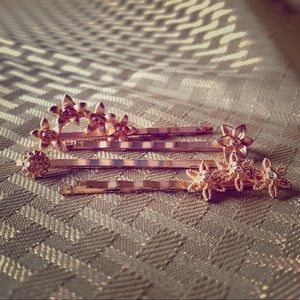 Rose Gold Costume Hair Pins Collection